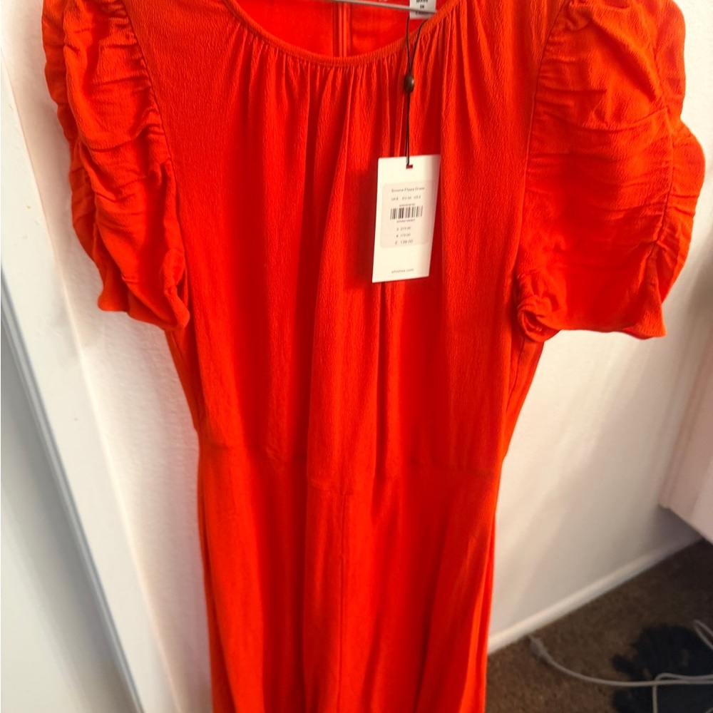 Whistles Bold red Flippy Dress